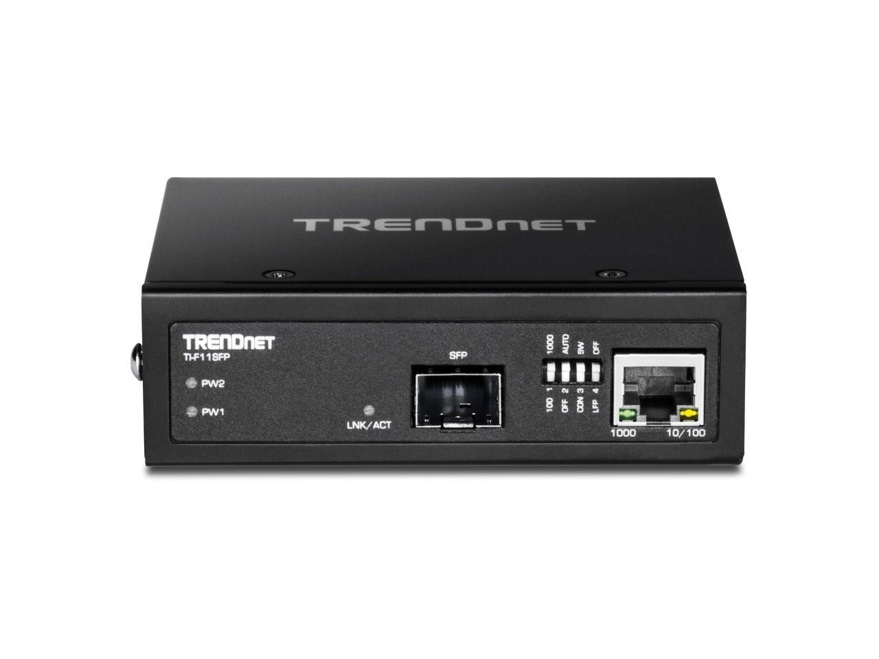 TRENDnet Hardened Industrial 100/1000 Base-T to SFP Media Converter - Picture 11 of 12