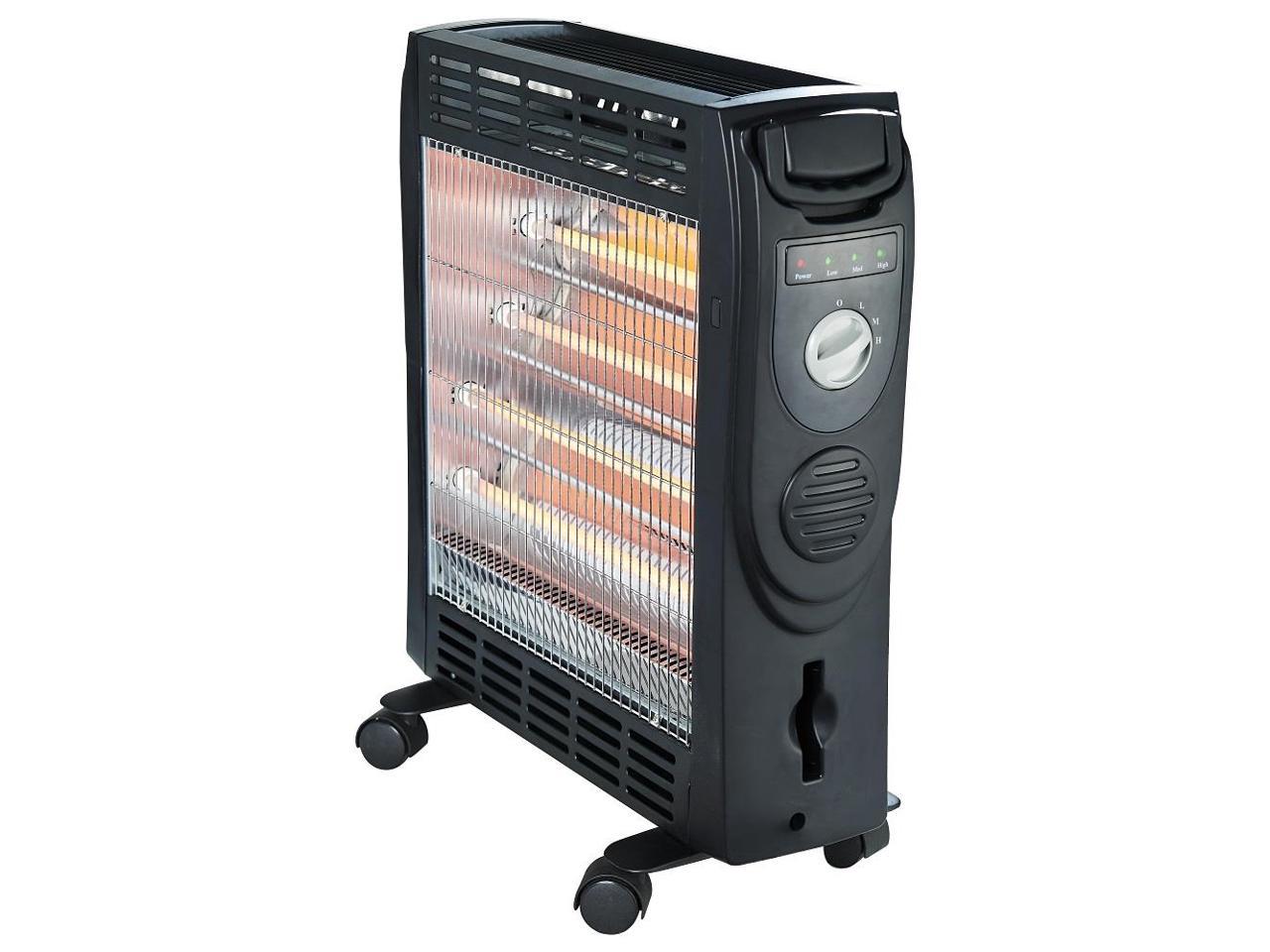 OPTIMUS H5302 H5302 BLACK QUARTZ 2 I N 1 CONVECTION RADIANT HEATER ...