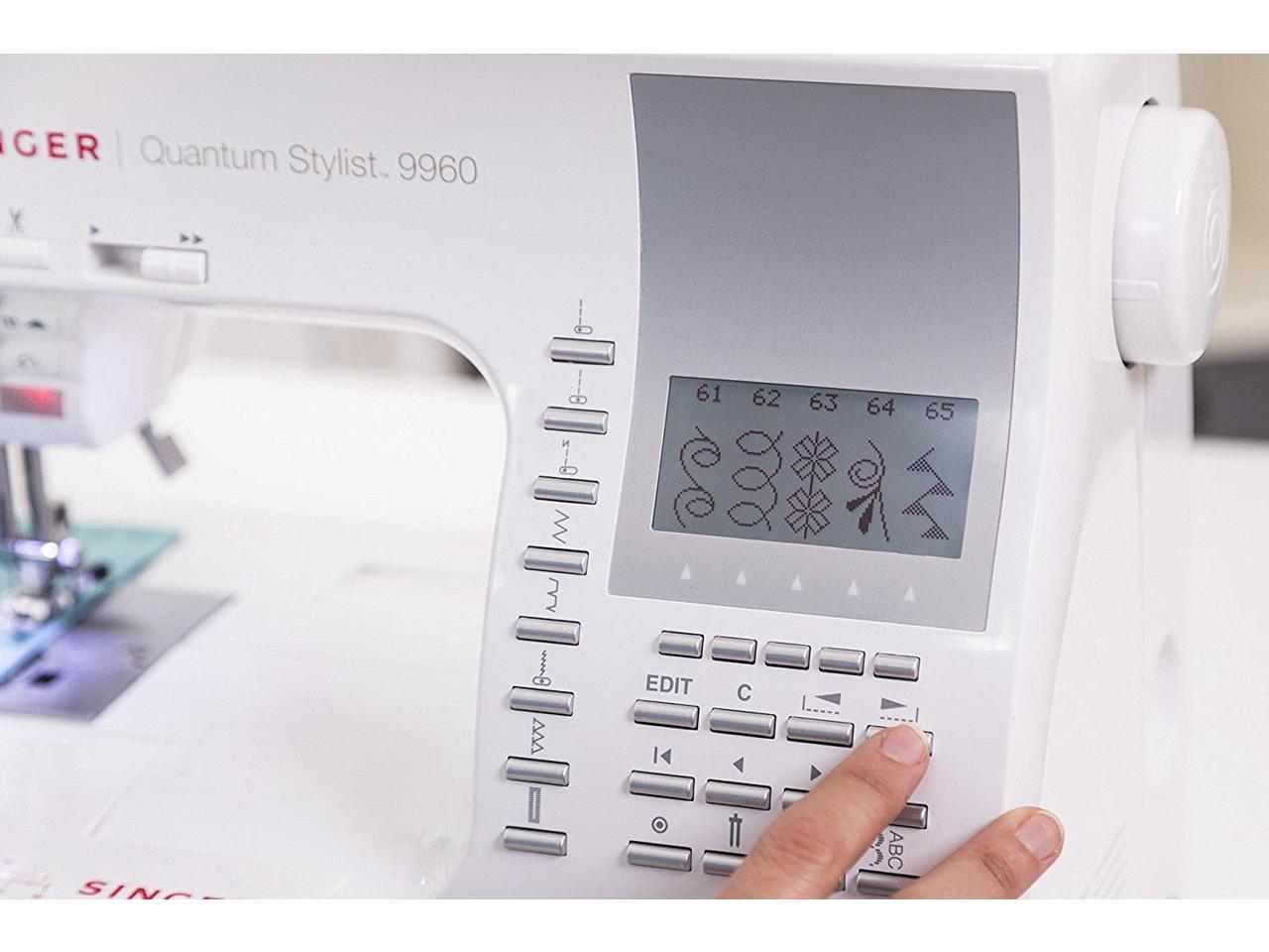 Singer 9960 Quantum Stylist 600 Stitch Computerized Sewing Machine with