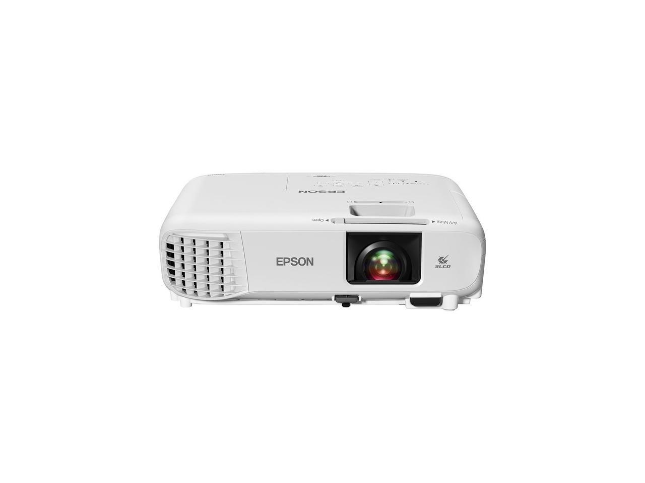 Epson PowerLite E20 XGA 3LCD Classroom Projector 3400 lumens, V11H981020 - Picture 7 of 7