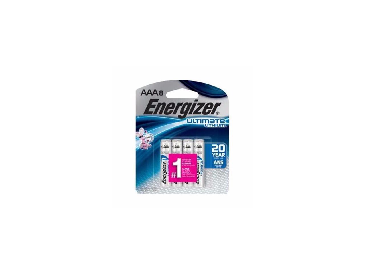ENERGIZER Ultimate Lithium AAA Battery, 8-pack 39800130778 | eBay