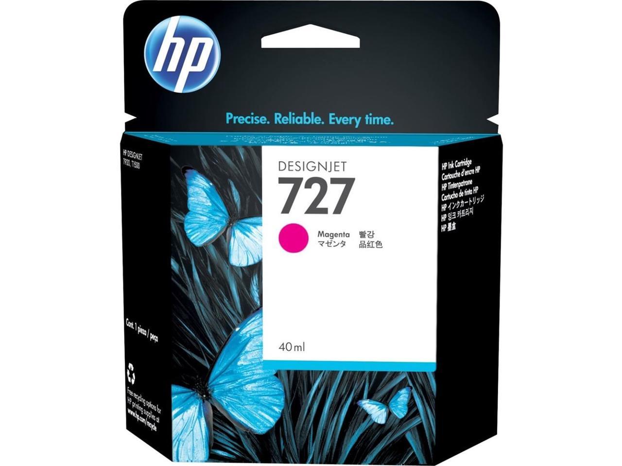 Высокопроизводительный чернильный картридж HP 727 - Пурпурный