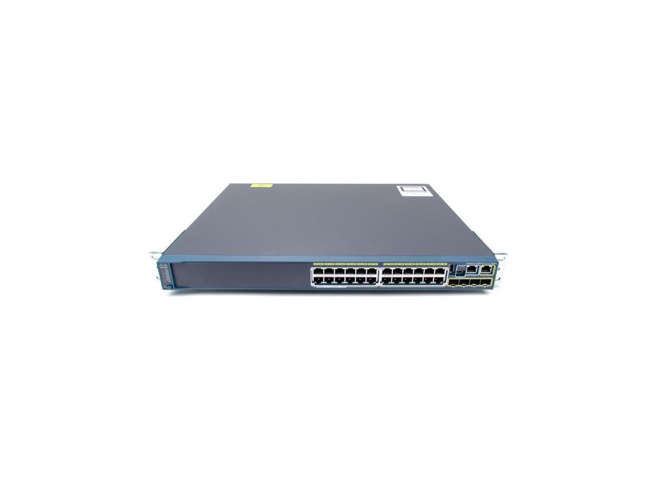 Cisco 2960S Series 24 Port Switch, WSC2960S24PSL, Lifetime Warranty