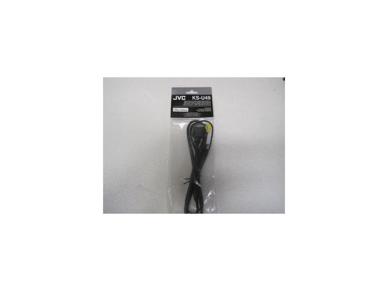 Jvc KS-U49 USB A/V Cable for iPod/iPhone
