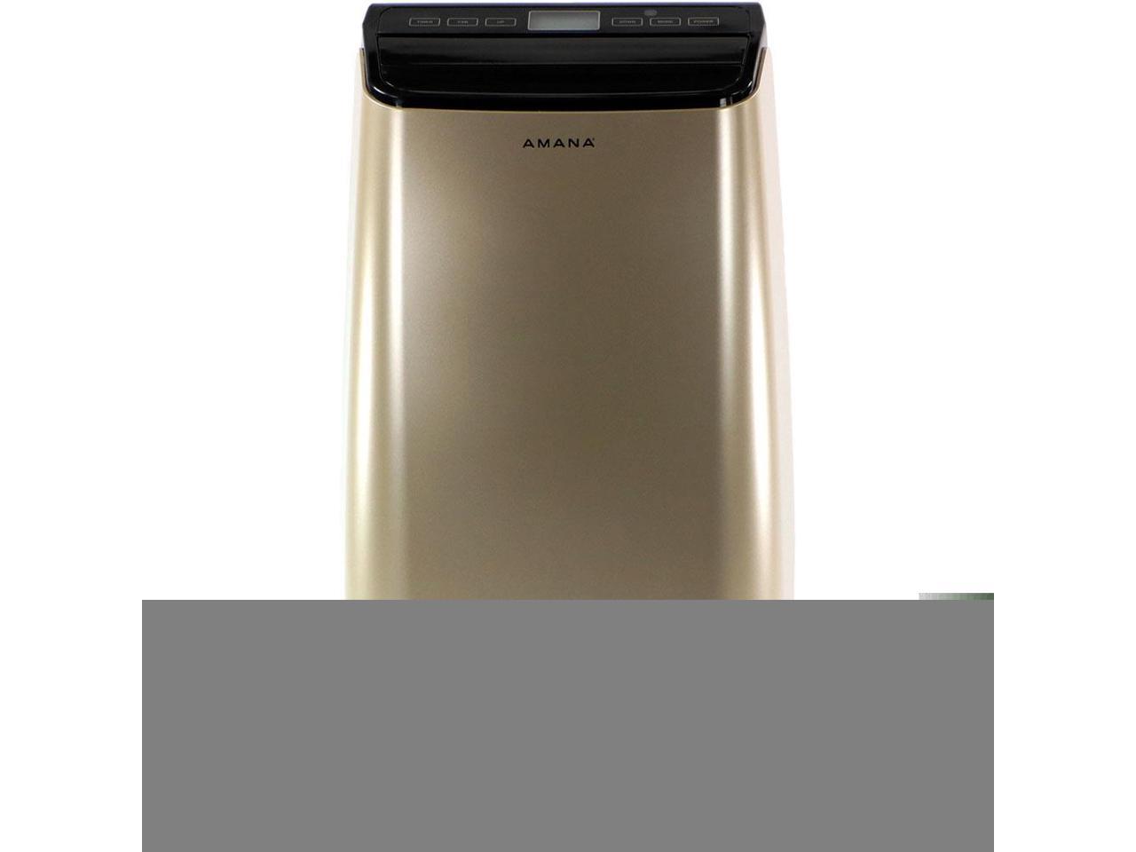 Amana 10,000 BTU Portable Air Conditioner with Remote Control in Gold