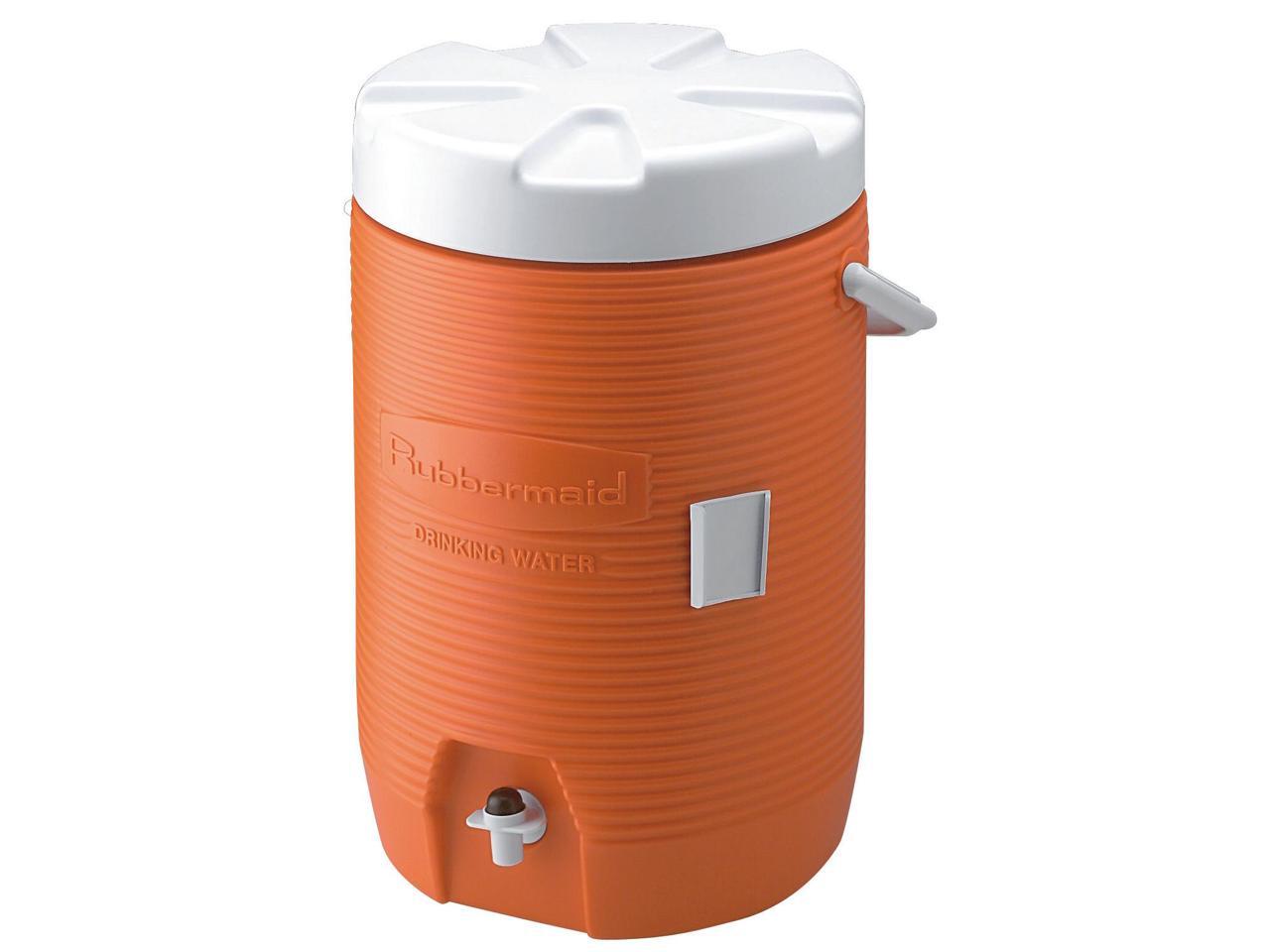 Rubbermaid Commercial 32516830111 3 Gal Water Cooler, Orange