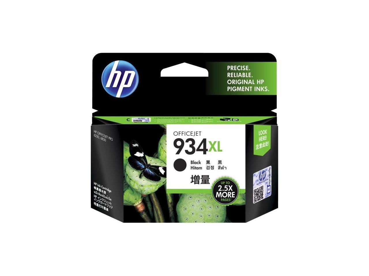 Высокопроизводительный чернильный картридж HP 934XL - Черный