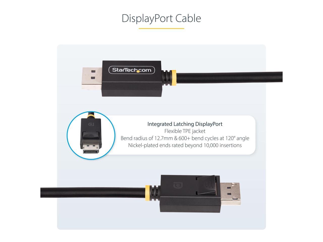 StarTech 3m (10ft) DisplayPort 2.1 Cable, VESA Certified DP40 DisplayPort Cable