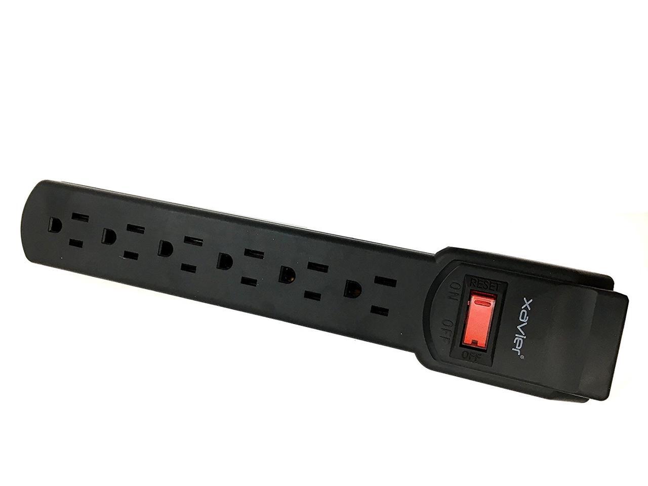 Surge Protector 6 Outlets 4 feet cord 150 joules clamping