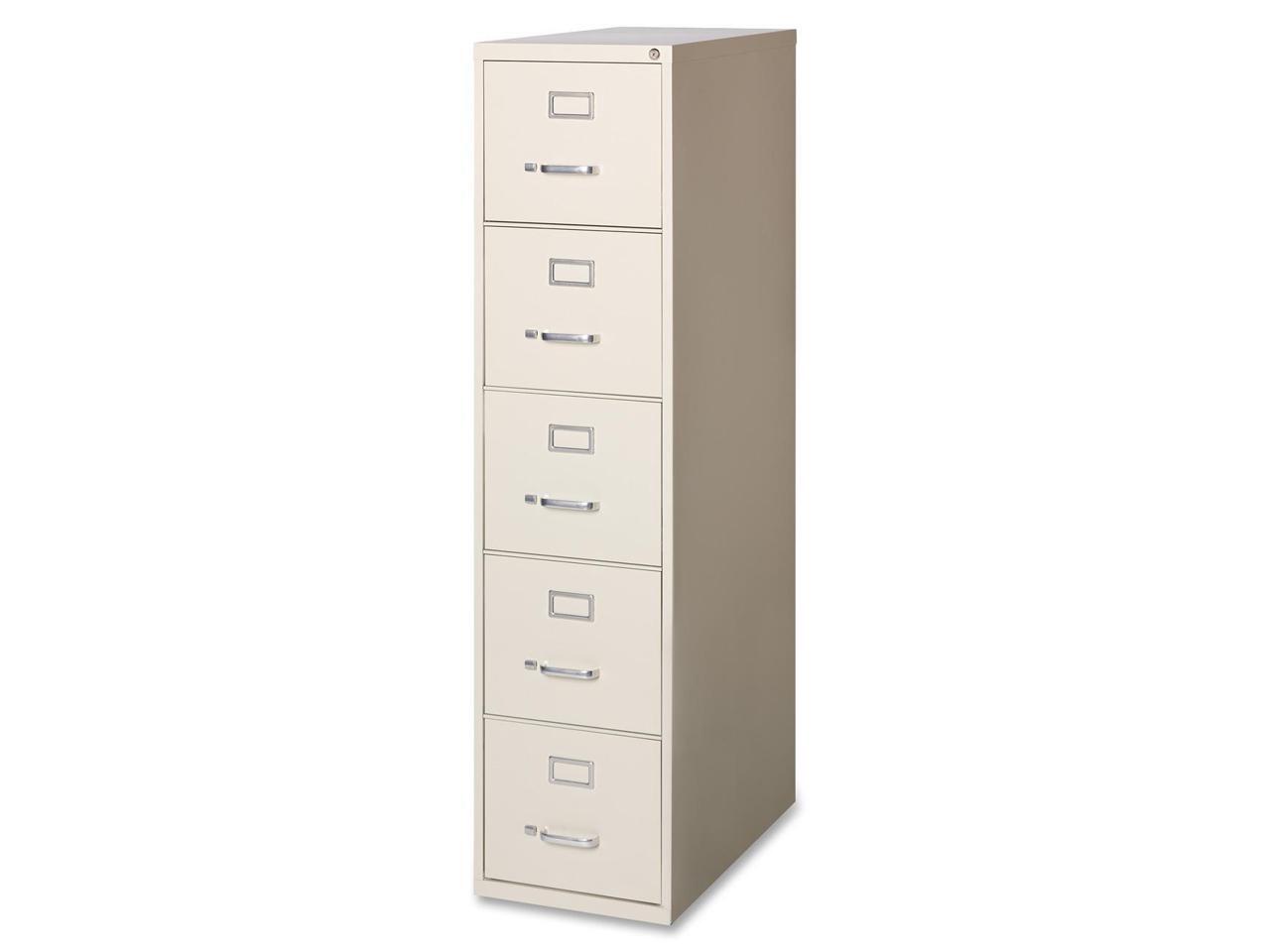 Lorell Vertical File 5DR LTR 15"X281/2" 613/8 Putty 88039