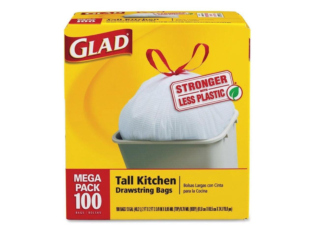 Glad Tall Kitchen Drawstring Bags | eBay