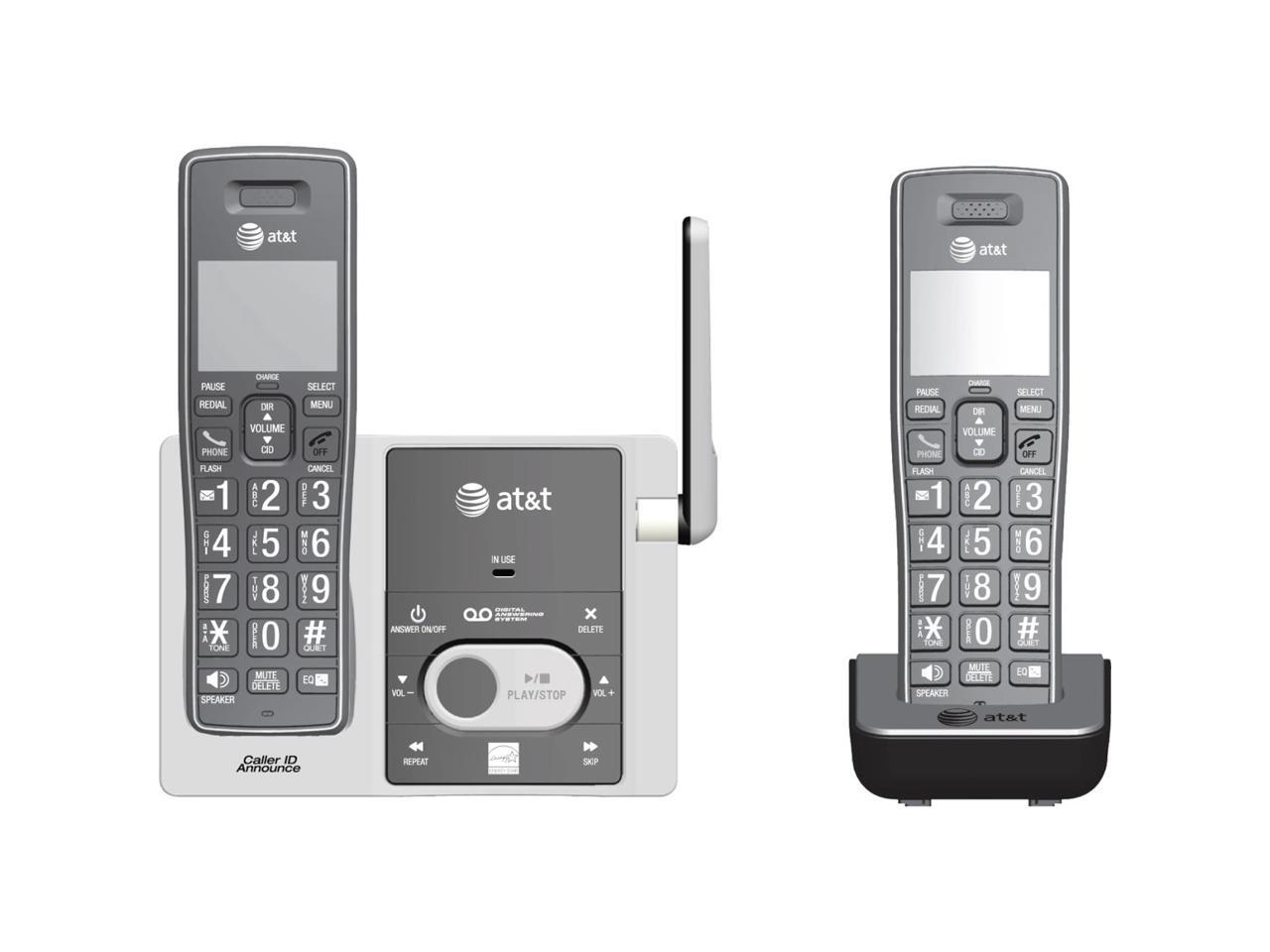 AT&T 4 Handset Cordless Answering System with Caller ID/Call Waiting CL82413 650530026225 eBay