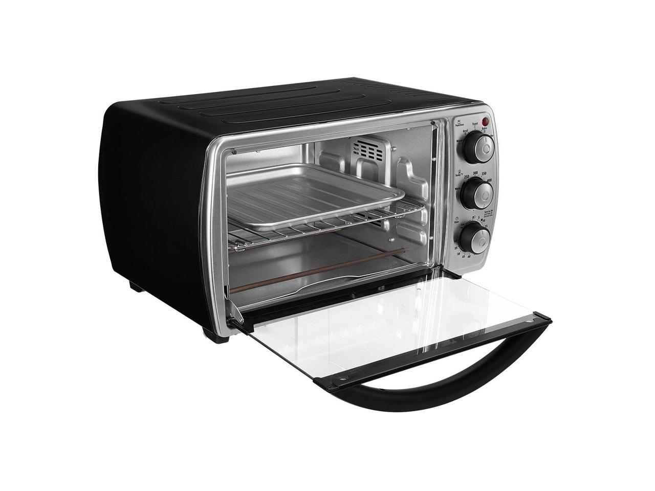 Oster 6 Slice Convection Toaster Oven Black Tssttvcgbk Ebay