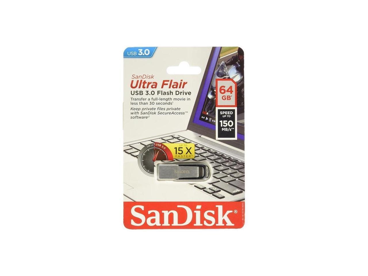 Usb flash sandisk ultra flair 64 гб обзор