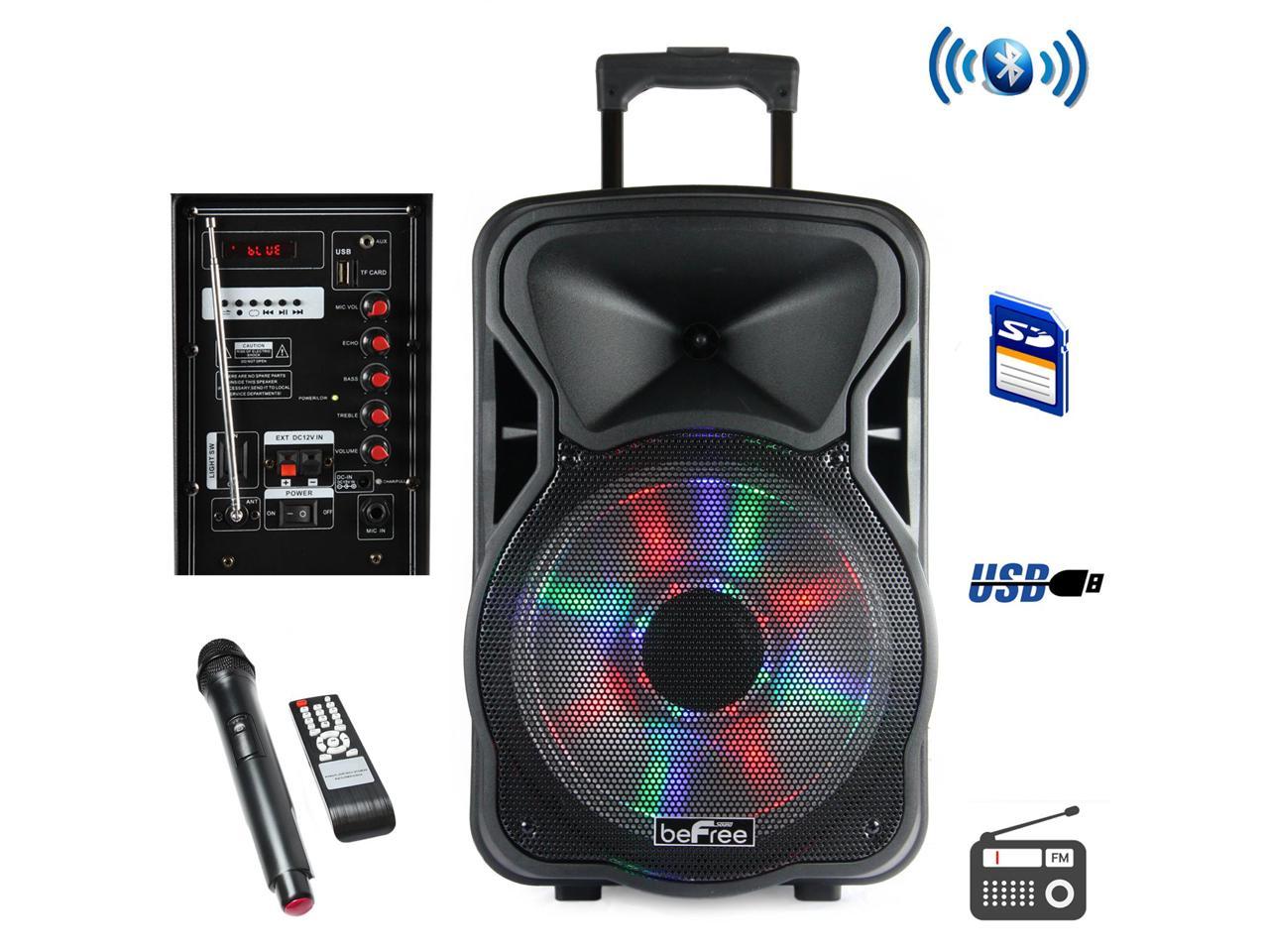 Befree Sound BFS-4400 12 in Bluetooth Rechargeable Party Speaker with ...