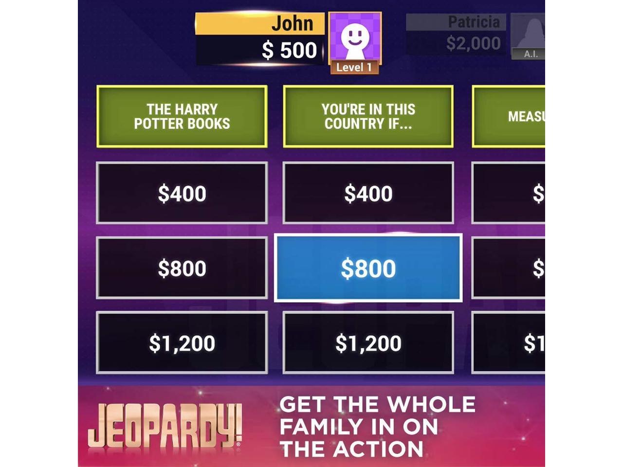 Jeopardy Game Switch