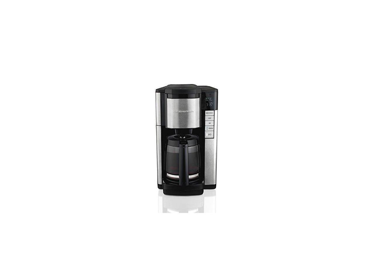 Hamilton Beach 46381 Black Programmble Coffee Maker, 12 ...