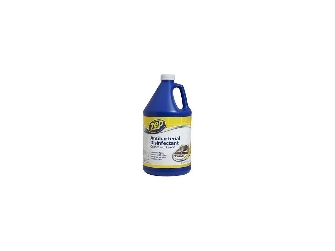 Zep ZUBAC128 Antibacterial Disinfectant & Cleaner with Lemon 1 gal