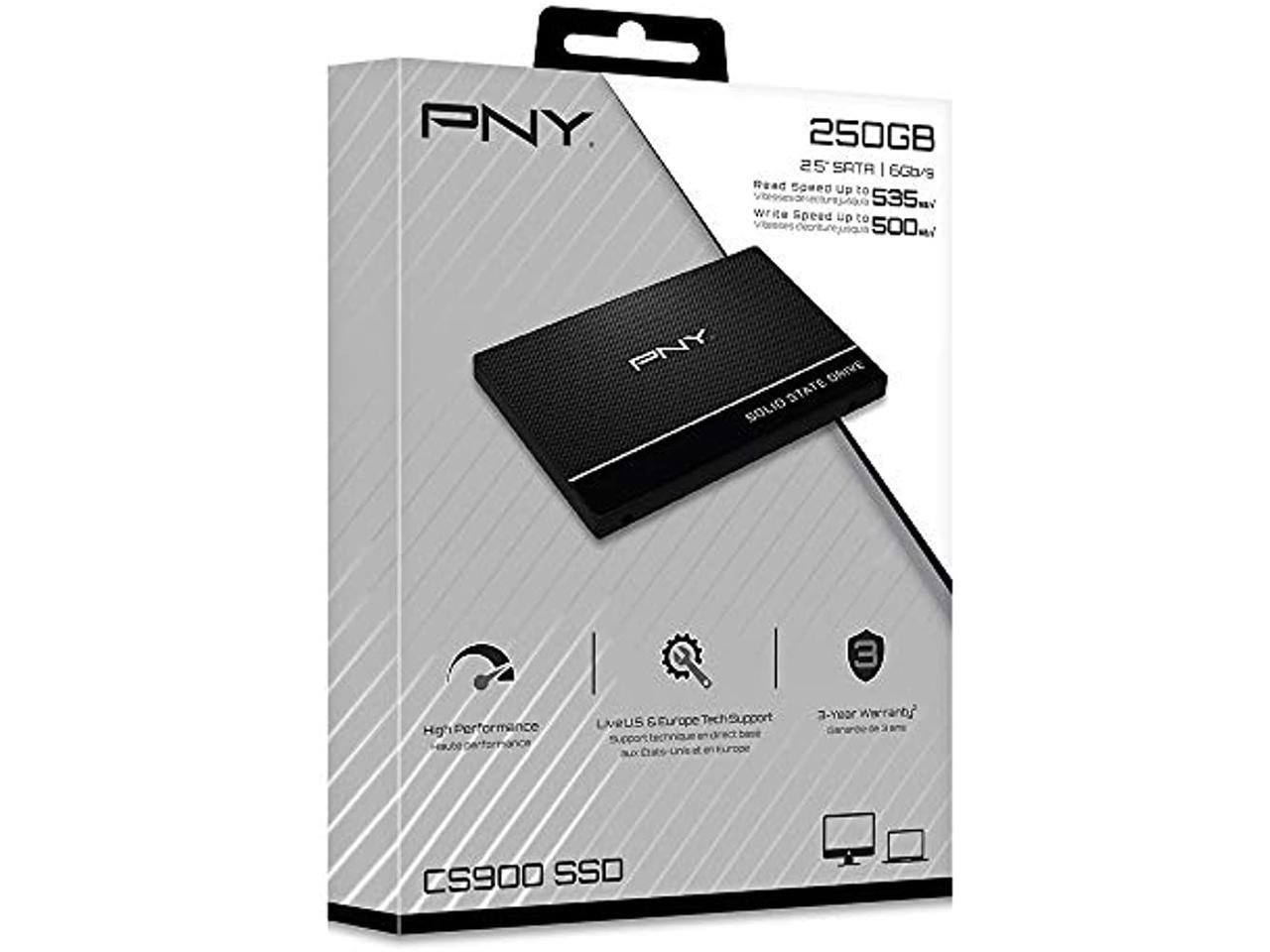 Pny Cs900 250 Gb Solid State Drive 2.5" Internal Sata (Sata/600