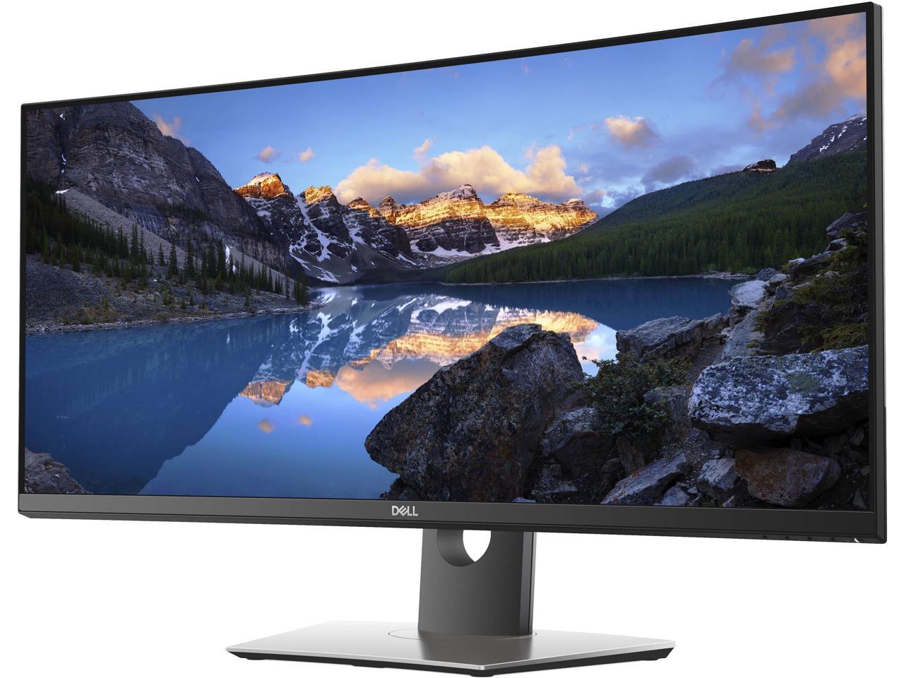Dell P3418HW 34" IPS Curved Monitor WFHD 2560x1080, 60hz 8ms, height