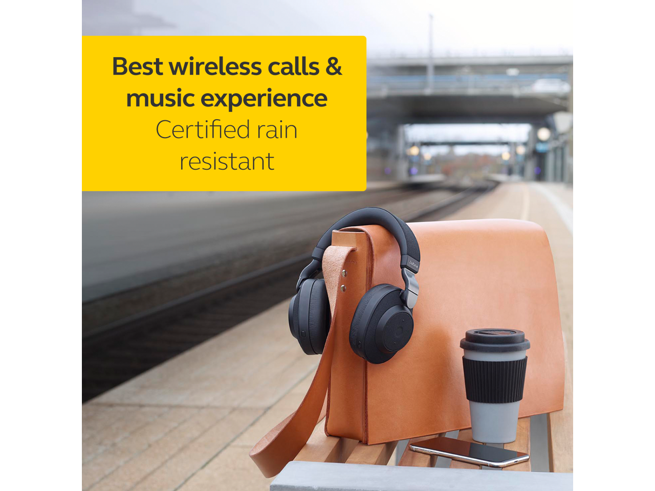 【値下げ】Jabra Elite 85h ヘッドホン Gold Beige Jabra Elite 85h Wireless Noise-Cancelling Headphones