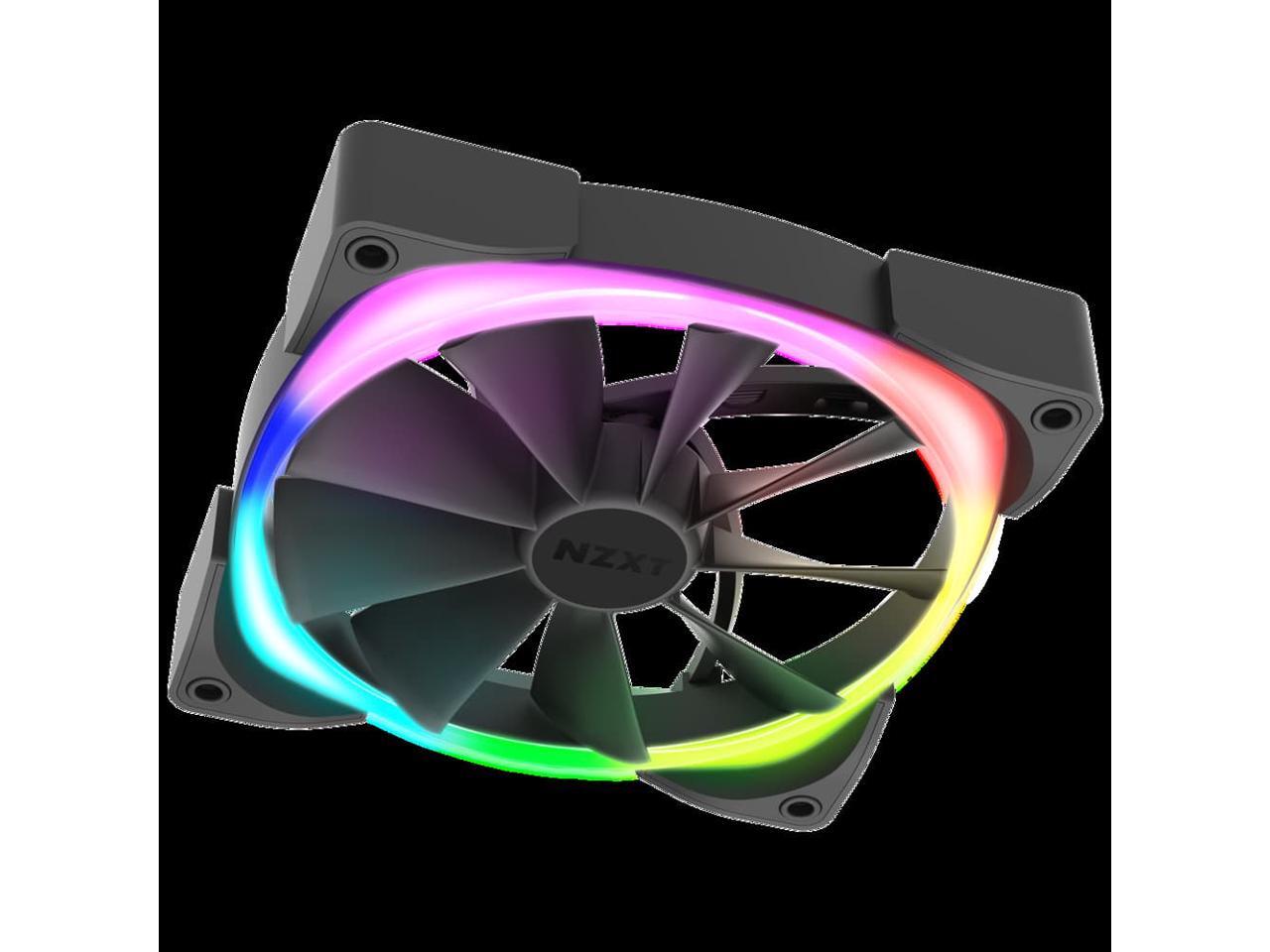 Nzxt 360 rgb. Кулер NZXT aer 120mm Fan RF-ar120-b1. NZXT f120 RGB Duo. Вентилятор для корпуса NZXT aer RGB 2 120mm. Cooler NZXT f120 RGB Fan отвод тепла.