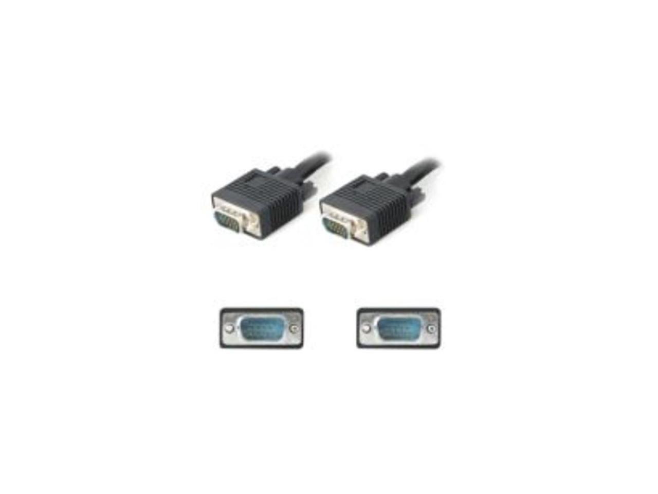 AddOn VGAMM15-5PK Black 15ft 15-pin HD-15 VGA High Resolution Monitor Cable M-M - Picture 4 of 6