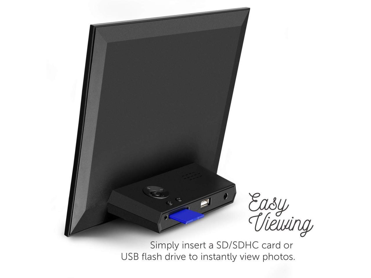 Aluratek 8" Slim Digital Photo Frame With Auto Slideshow Feature eBay