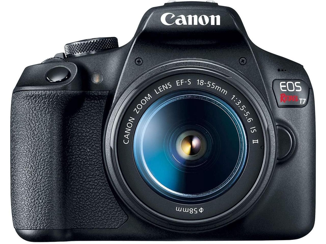 Canon EOS Rebel T7 DSLR Kamera mit EF18-55mm + EF 75-300mm Doppelzoom Kit - Bild 12 von 12