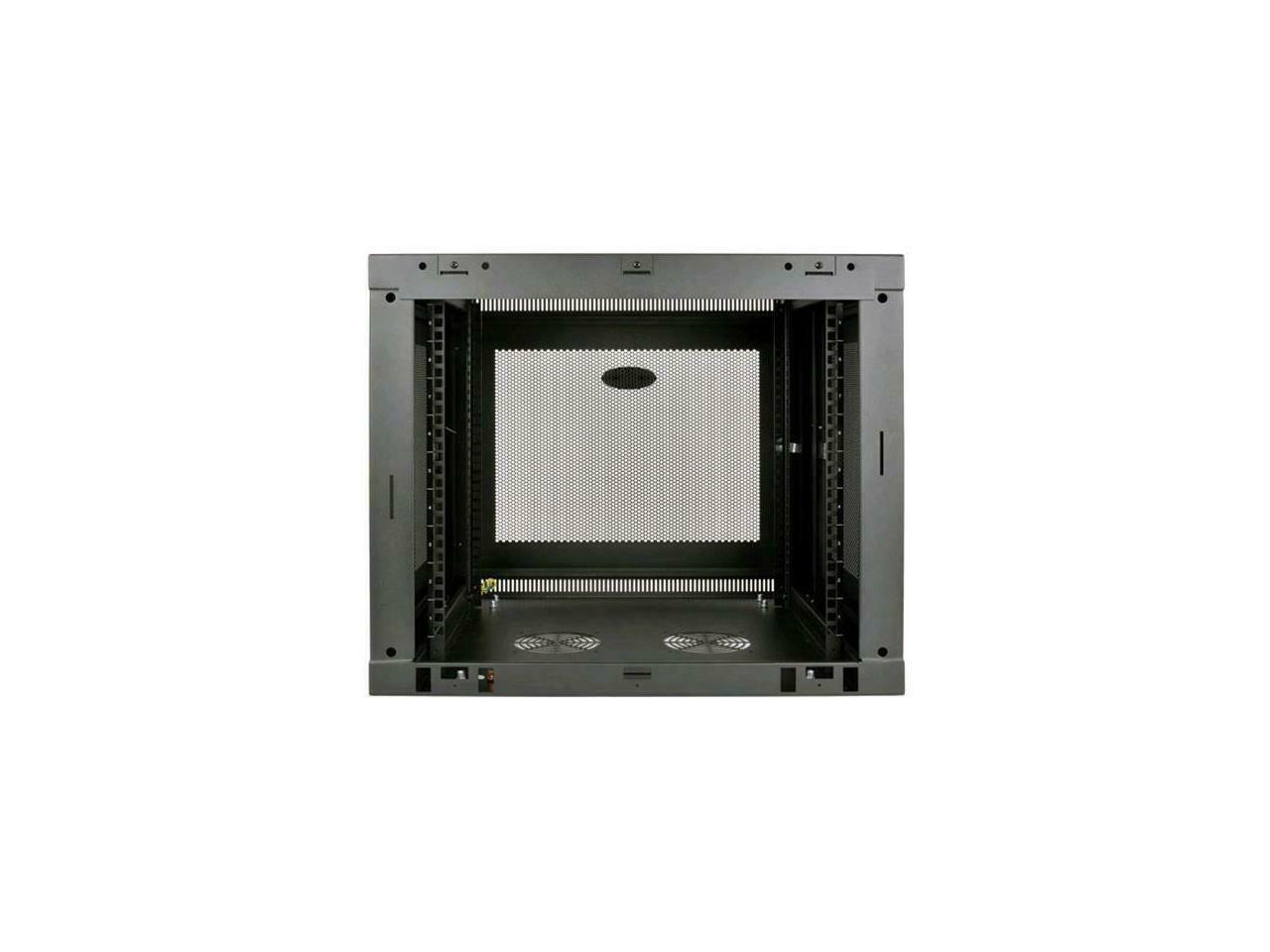 tripp lite 12u wall mount rack enclosure server cabinet