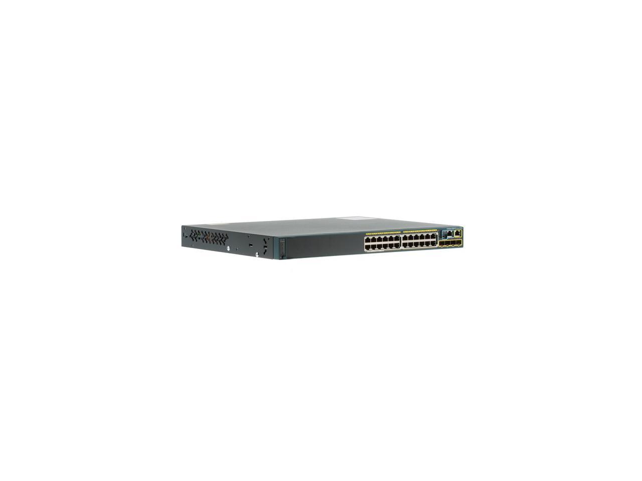 Cisco 2960S Series 24 Port Switch, WSC2960S24PSL, Lifetime Warranty