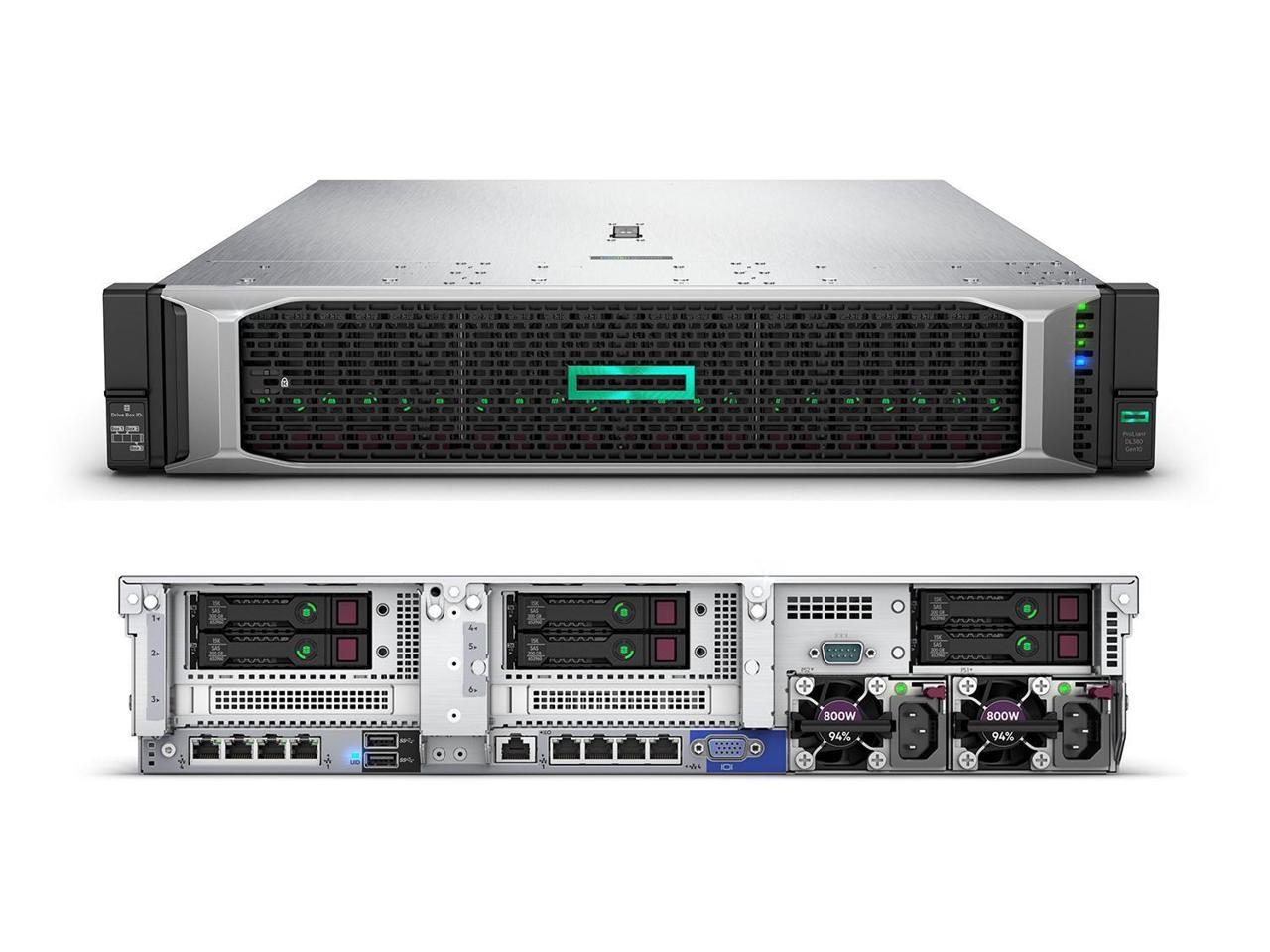 HPE ProLiant DL380 G10 Rack 8SFF 500W PS Performance Server Intel Xeon ...