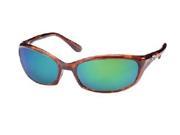 Costa Del Mar Harpoon Tortoise Frame with Green Mirror 580 Glass Lens HR 10 OGMGLP