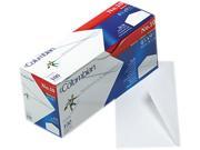 Gummed Seal Business Envelope Executive Style 10 White 100 Box