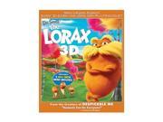 The Lorax Three Discs Blu ray 3D Blu ray DVD Digital Copy UltraViolet