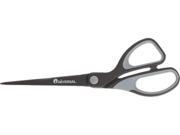 Universal 92022 Industrial Scissors 8 Length Bent Black Carbon Coated Blades Black Blue