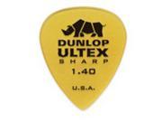 Dunlop Ultex Sharp Guitar Picks 1.40mm 6 Pack