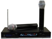 Hisonic HS8286 Dual VHF Rechargeable Wireless Microphone System