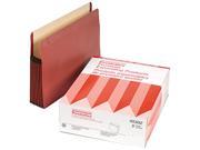 Tops Pendaflex 45302 Watershed 7 Expansion File Pocket Straight Letter Red 5 Box