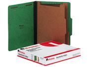 Universal 10302 Pressboard Classification Folders Ltr 6 Section Emerald GN 10 box