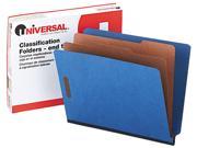 Universal 10318 Pressboard End Tab Classification Folders Ltr 6 Section BE 10 box