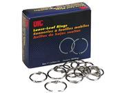 Officemate International Corp OIC99701 Book Rings 1in. Diameter Silver