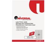 Universal 80111 Laser Printer File Folder Labels 3 1 2 x 2 3 Assorted 750 Pack