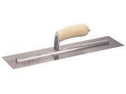 Marshalltown MXS64 4 X 14 Finishing Trowel With Curved Wood Handle