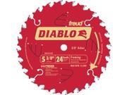 Freud D0524X 5 3 8 24T Diablo™ Trim Saw Blade