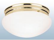 Westinghouse Two Light Interior Flush Mount Ceiling Fixture Polished Brass Two Light Flush Mount Dome Ceiling Fixture