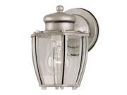 Westinghouse AntiqueSilver 7 3 4 Antique Silver Finish Exterior Wall Lantern