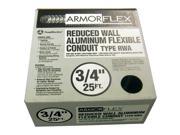 Southwire 55082321 3 4 X 25 Armor Flex® Reduced Wall Flexible Aluminum Condui