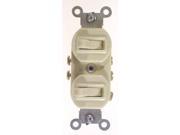 Leviton Commercial Grade 3 Way AC Combination Switch Toggle