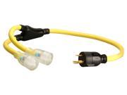 Coleman Cable 01915 02 3 10 3 Generator Cord Adapter